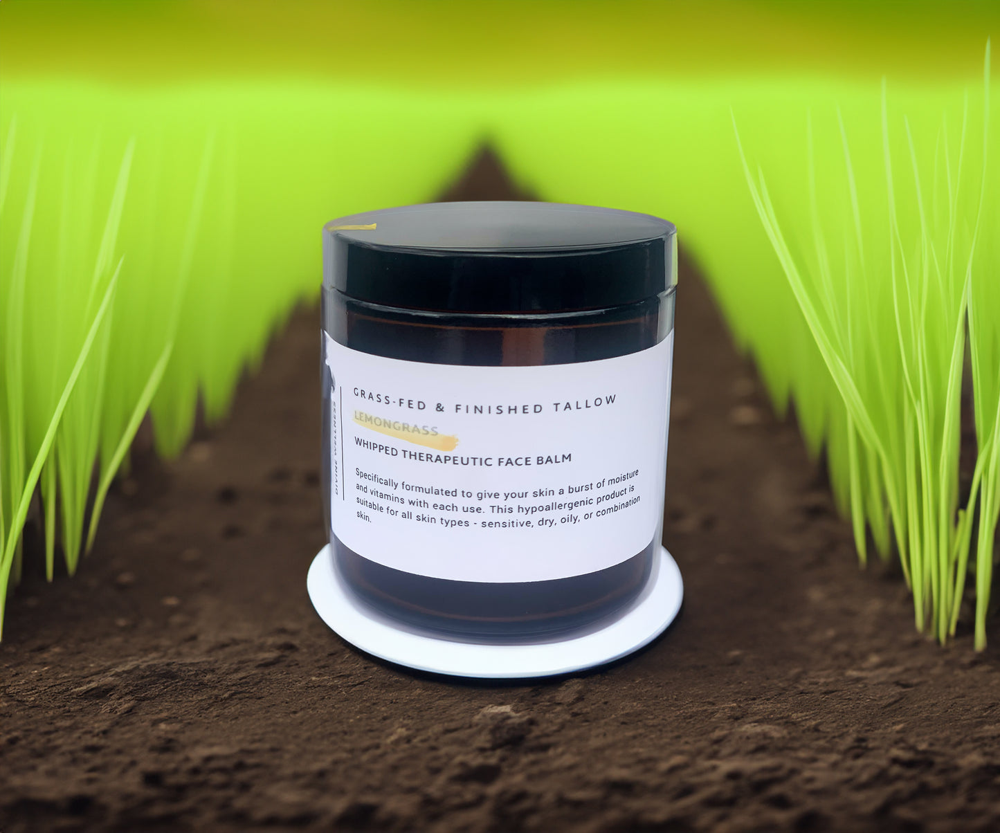 Lemongrass Whipped Tallow Face & Body Cream